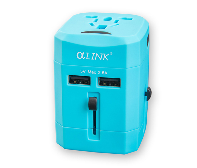 USB Travel Adapter (blue)