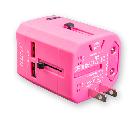 USB Travel Adapter (pink)