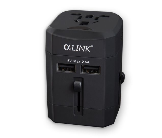 USB Travel Adapter (black)