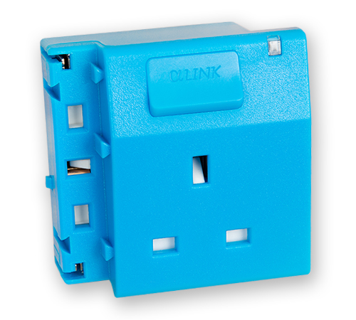 獨立電源插座 (藍色)