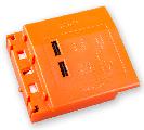 USB充電模組 (橙色)