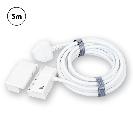 5m Power Cord (white)