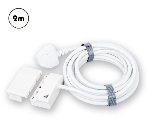 2m Power Cord (white)