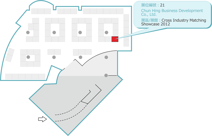 跨产业「创」+「造」配对会2012展位平面图