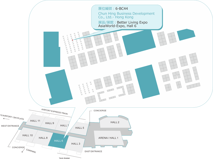 Better Living Expo 2012 Booth plan