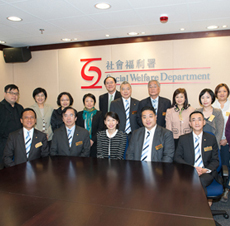 The Lok Sin Tong Benevolent Society, Kowloon – Visit to Social Welfare Department